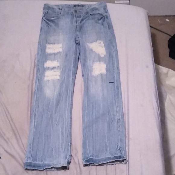 Blue Ripped Jeans - Picture 2 of 3